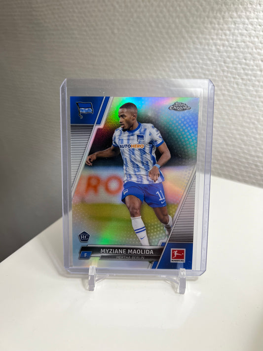 Chrome 21-22 - Myziane Maolida RC Card Refractor - Hertha BSC Berlin