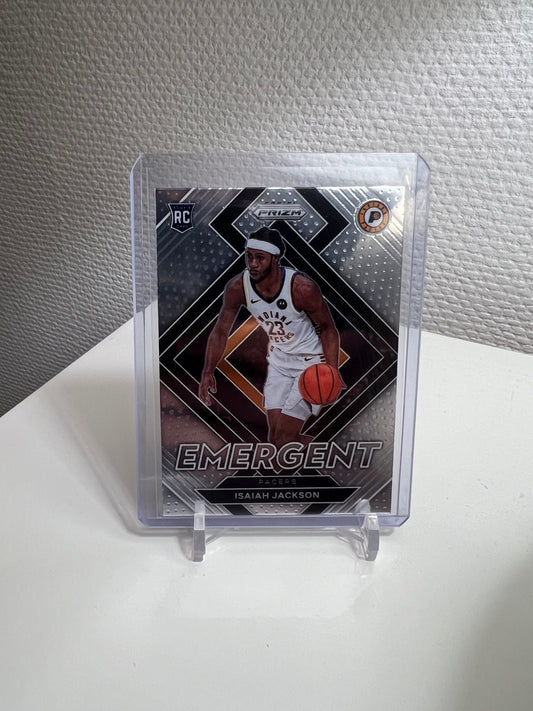 Prizm 21-22 - Isaiah Jackson Emergent RC Card - Indiana Pacers