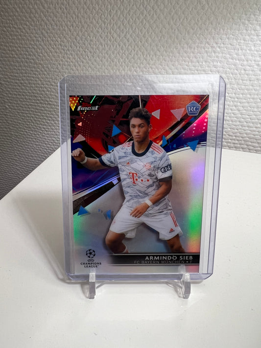 Finest 21-22 - Armindo Sieb Refractor RC Card - FC Bayern München