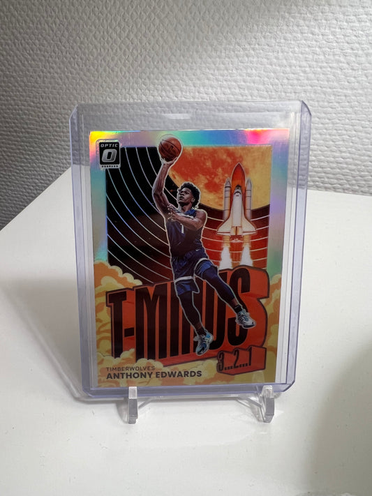 Donruss Optic 21-22 - Anthony Edwards T-Minus 3..2..1.. Silver Prizm - Minnesota Timberwolves