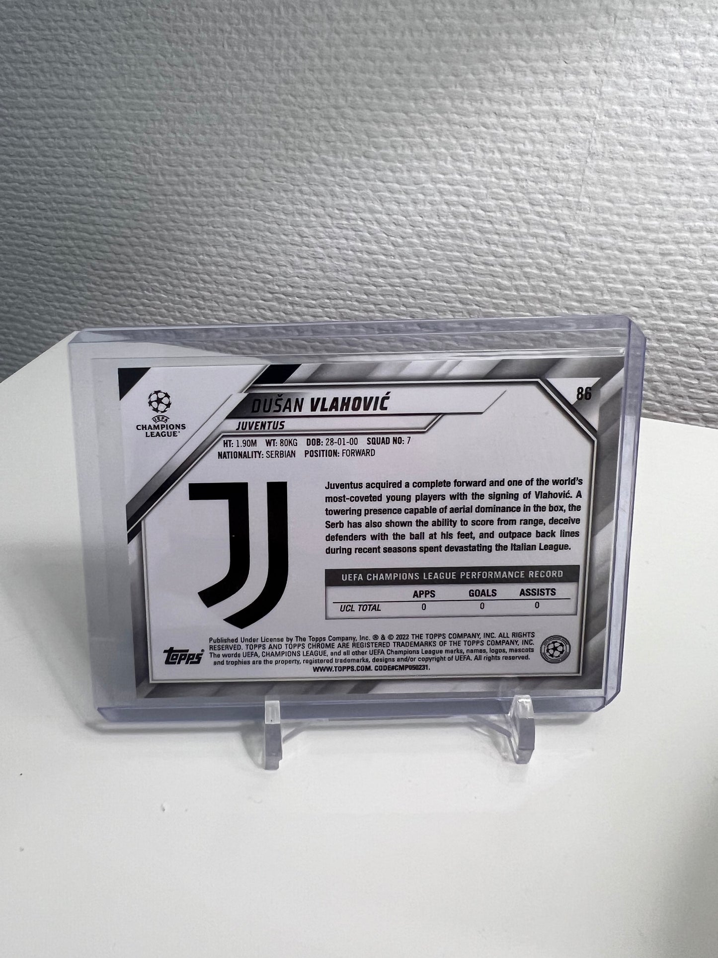 Chrome 21-22 - Dusan Vlahovic Ray Wave - Juventus Turin
