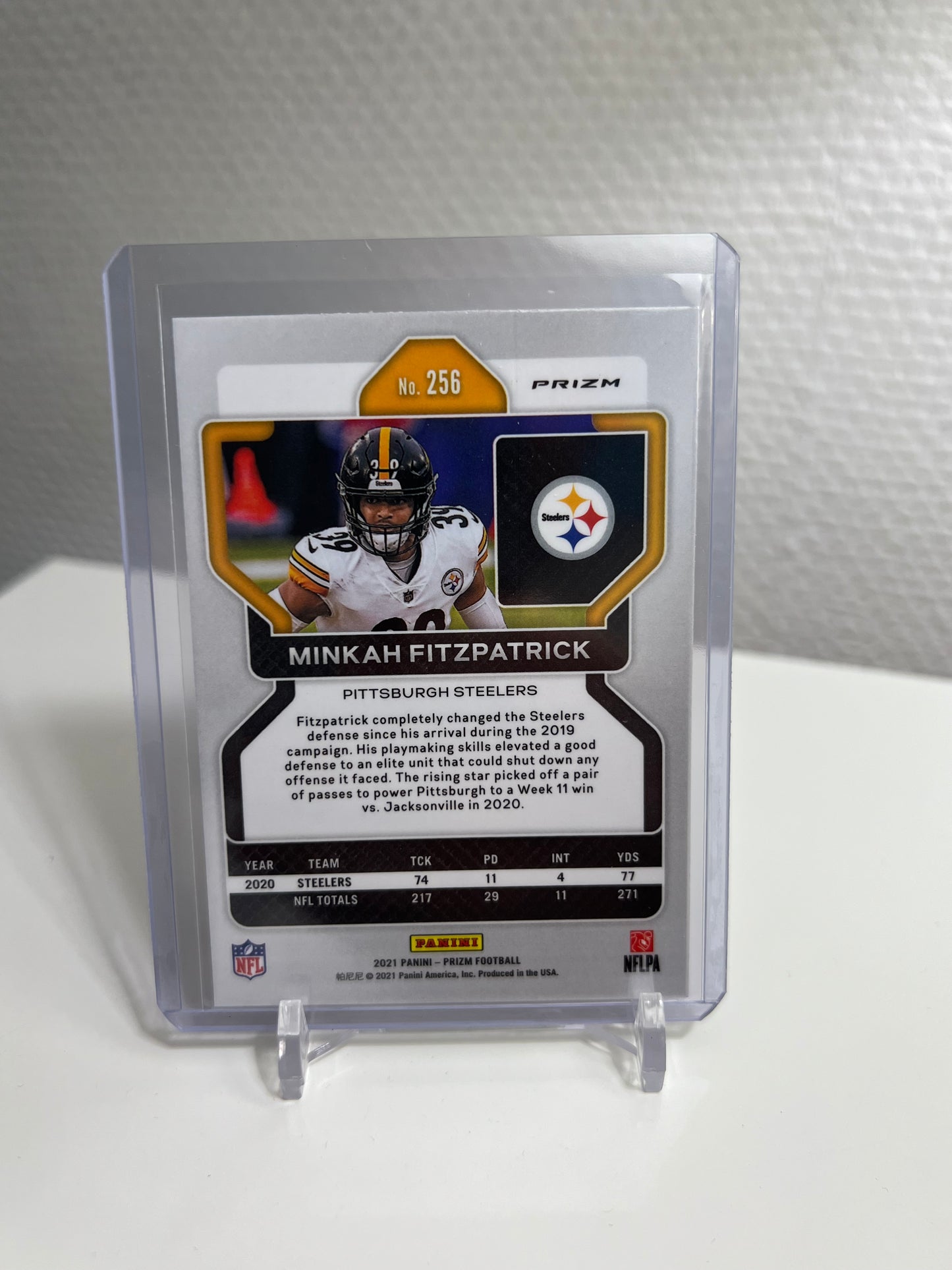 Prizm 21 - Minkah Fritzpatrick - Pittsburgh Steelers