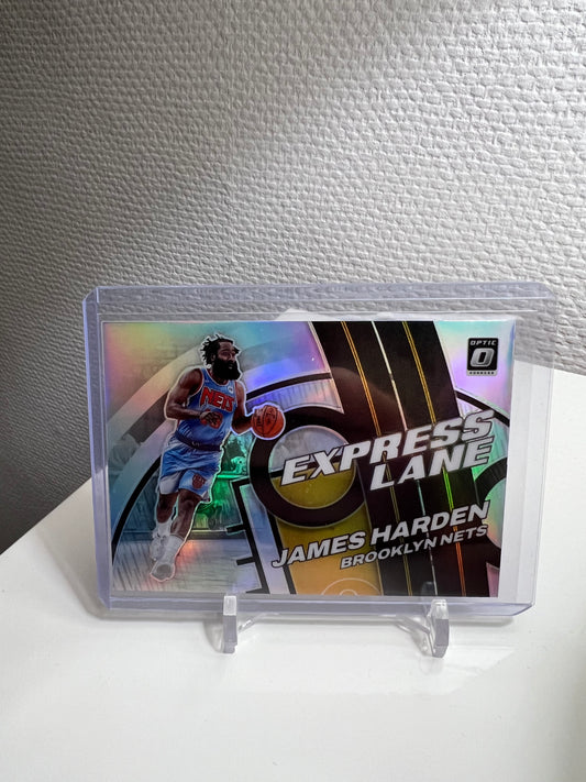 Donruss Optic 21-22 - James Harden Express Lane Silver Prizm - Brooklyn Nets