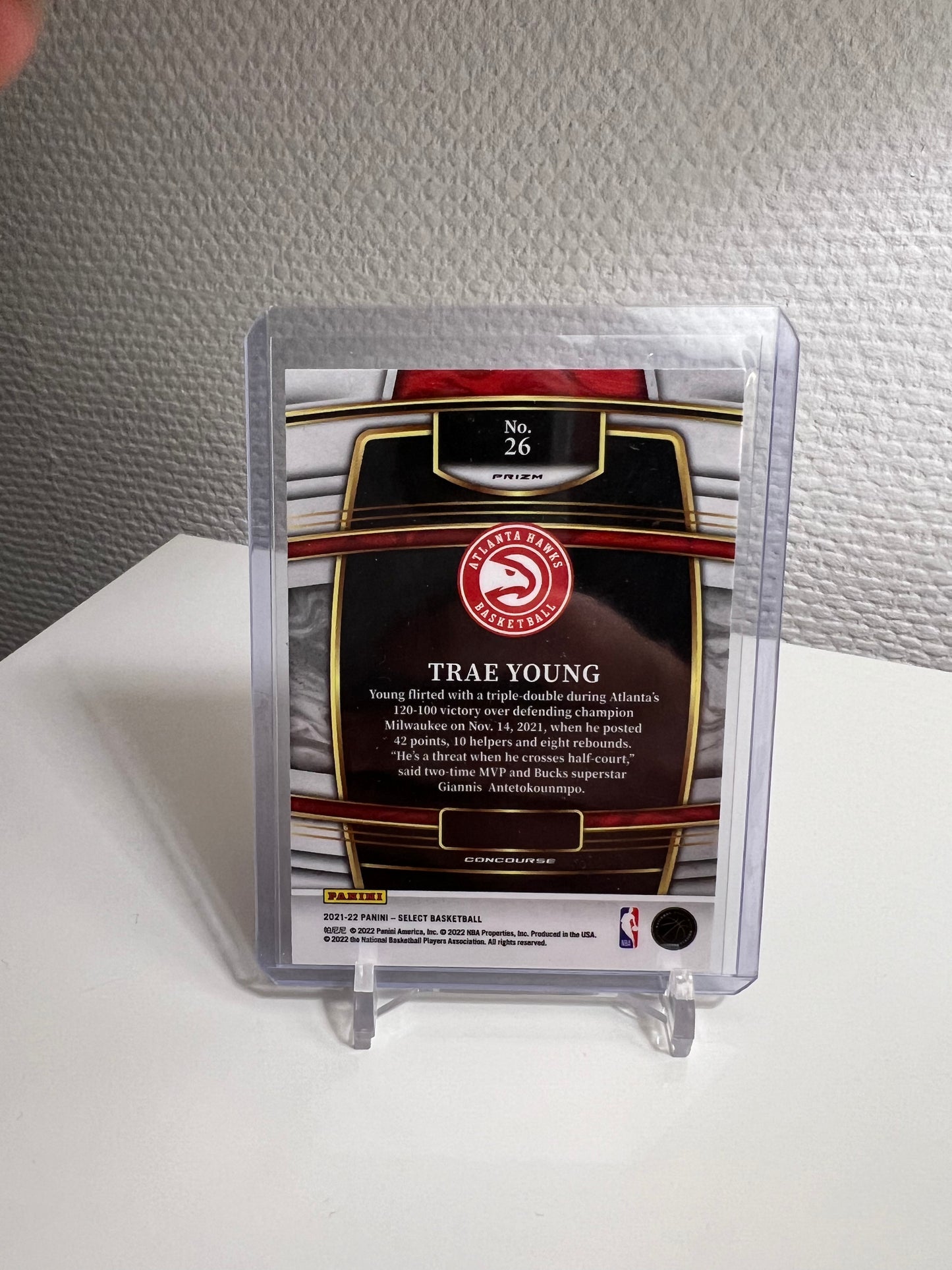 Select 22-23 Blue - Trae Young Prizm - Atlanta Hawks