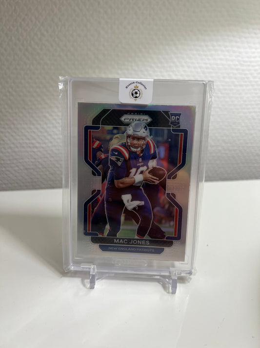 Prizm 21 - Mac Jones RC Card Silver Holo - New England Patriots