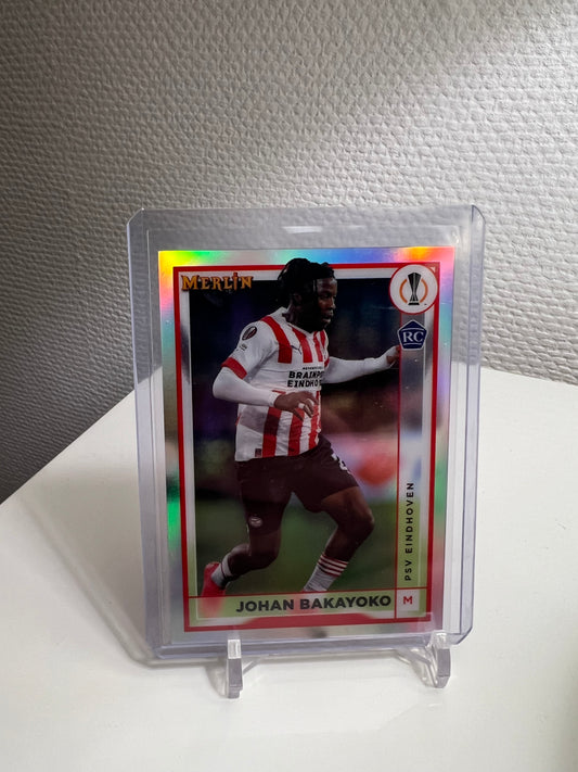 Merlin Chrome 22-23 - Johan Bakayoko RC Card Refractor - PSV Eindhoven