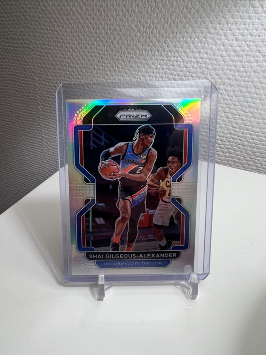 Prizm 21-22 - Shai Gilgeous-Alexander Silver Prizm - Oklahoma City Thunder