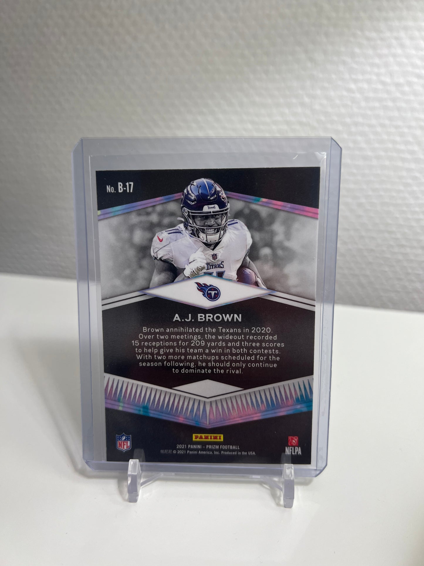 Prizm 21 - A.J. Brown Brilliance - Tennessee Titans #B-17