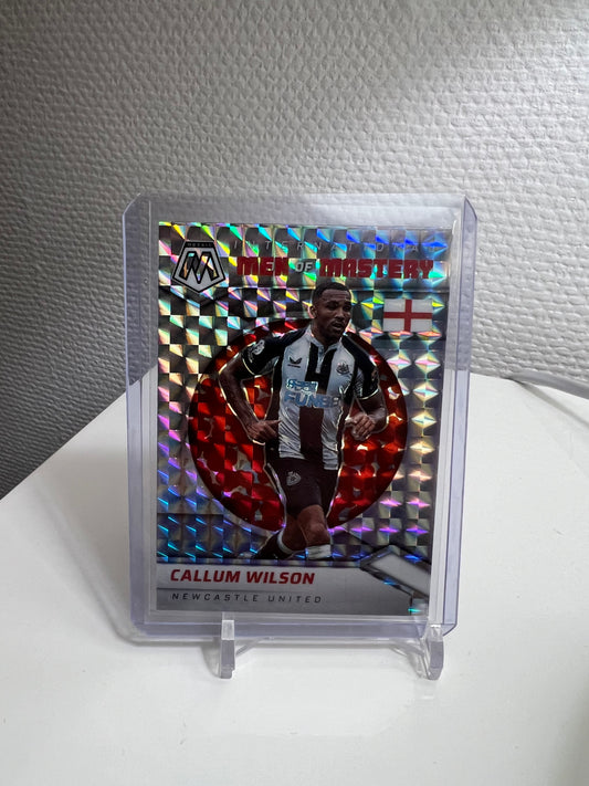 Mosaic 21-22 - Callum Wilson International Men of Mastery Silver Prizm - Newcastle United