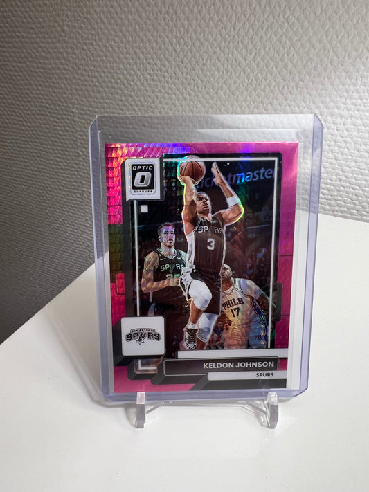 Donruss Optic 22-23 - Keldon Johnson Hyper Pink Prizm - San Antonio Spurs