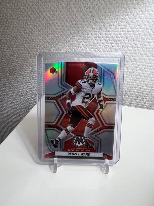 Mosaic 22 - Denzel Ward Silver Prizm - Cleveland Browns