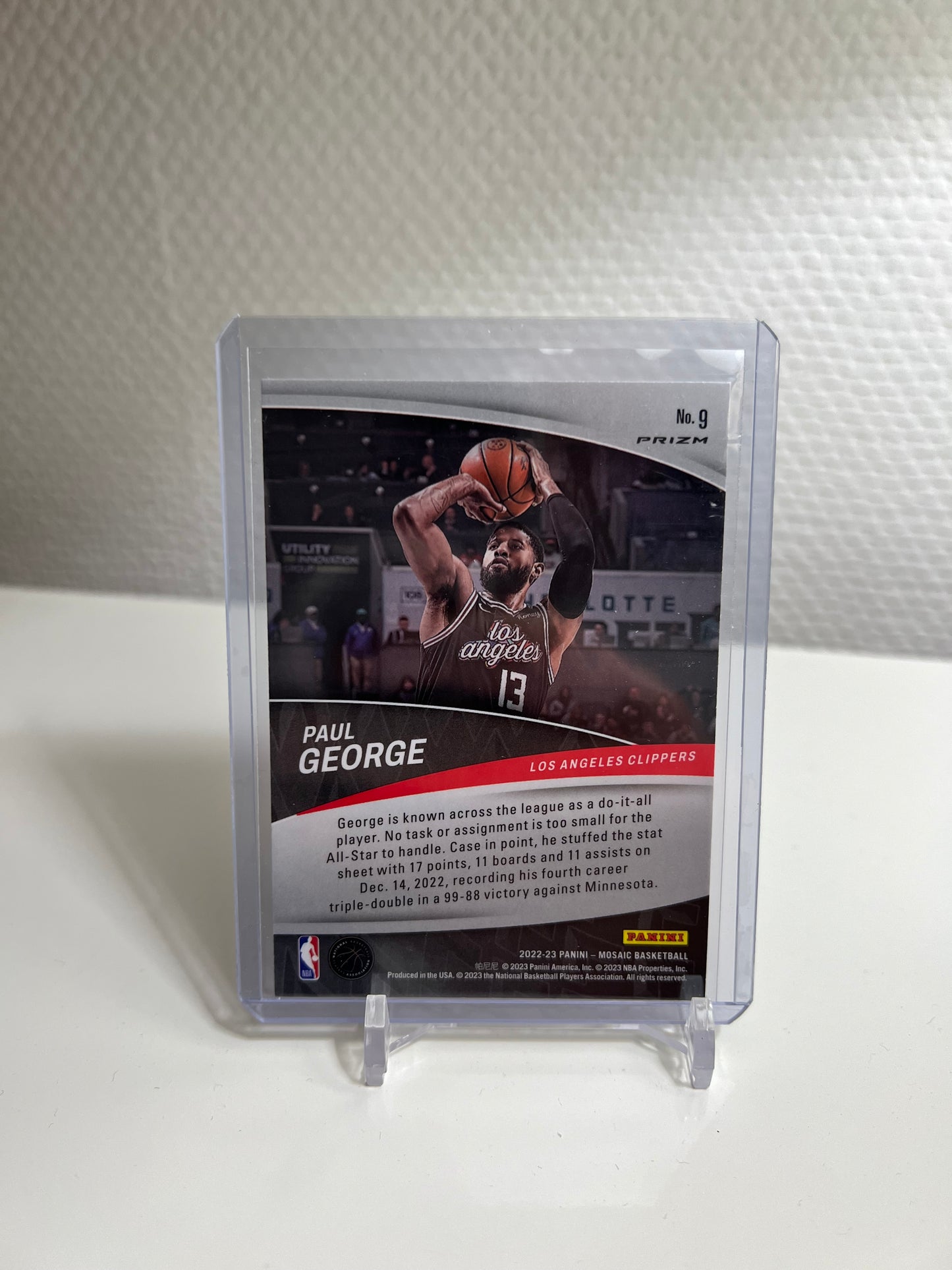 Mosaic 22-23 - Paul George Elevate Silver Prizm - Los Angeles Clippers