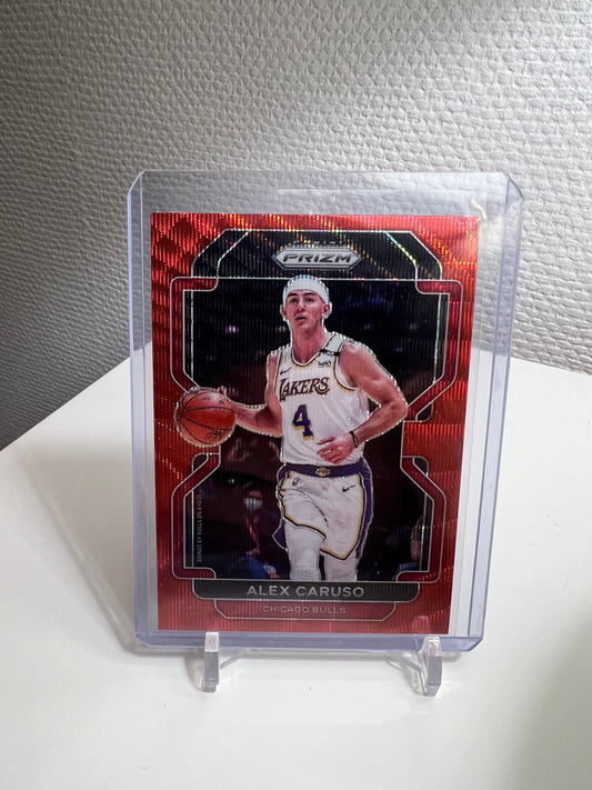 Prizm 21-22 - Alex Caruso Red Wave Prizm - Chicago Bulls