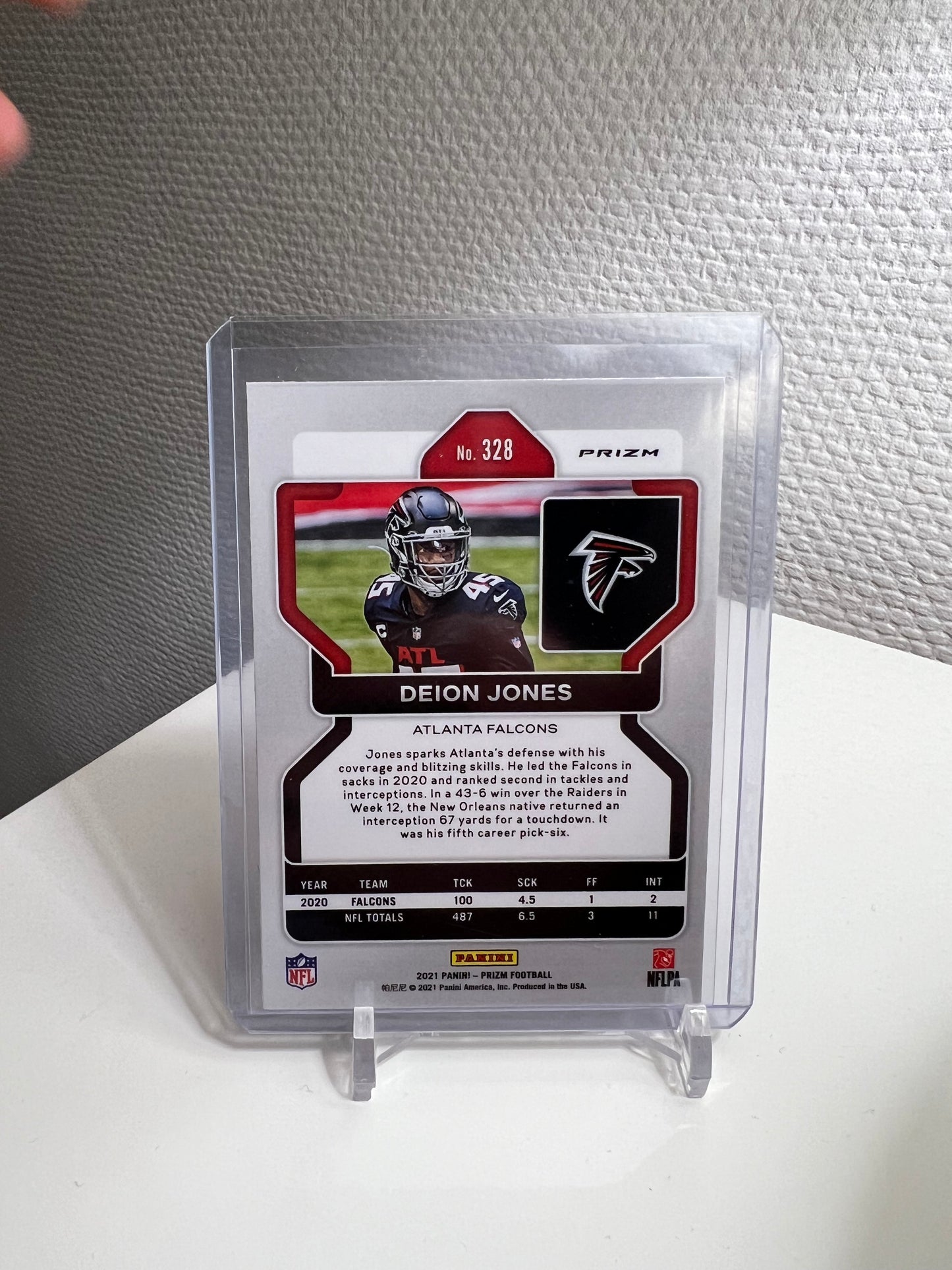 Prizm 21 - Deion Jones Green - Atlanta Falcons