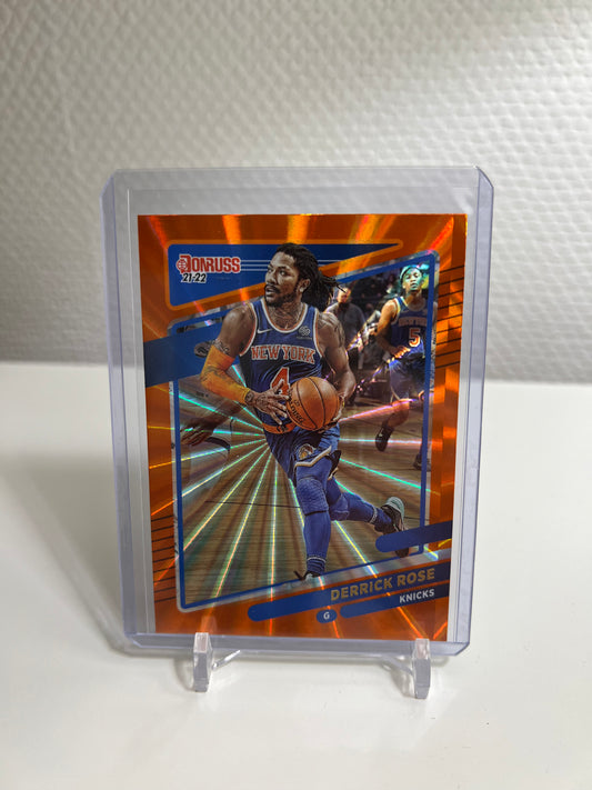 Donruss 21-22 - Derrick Rose Orange Laser - New York Knicks