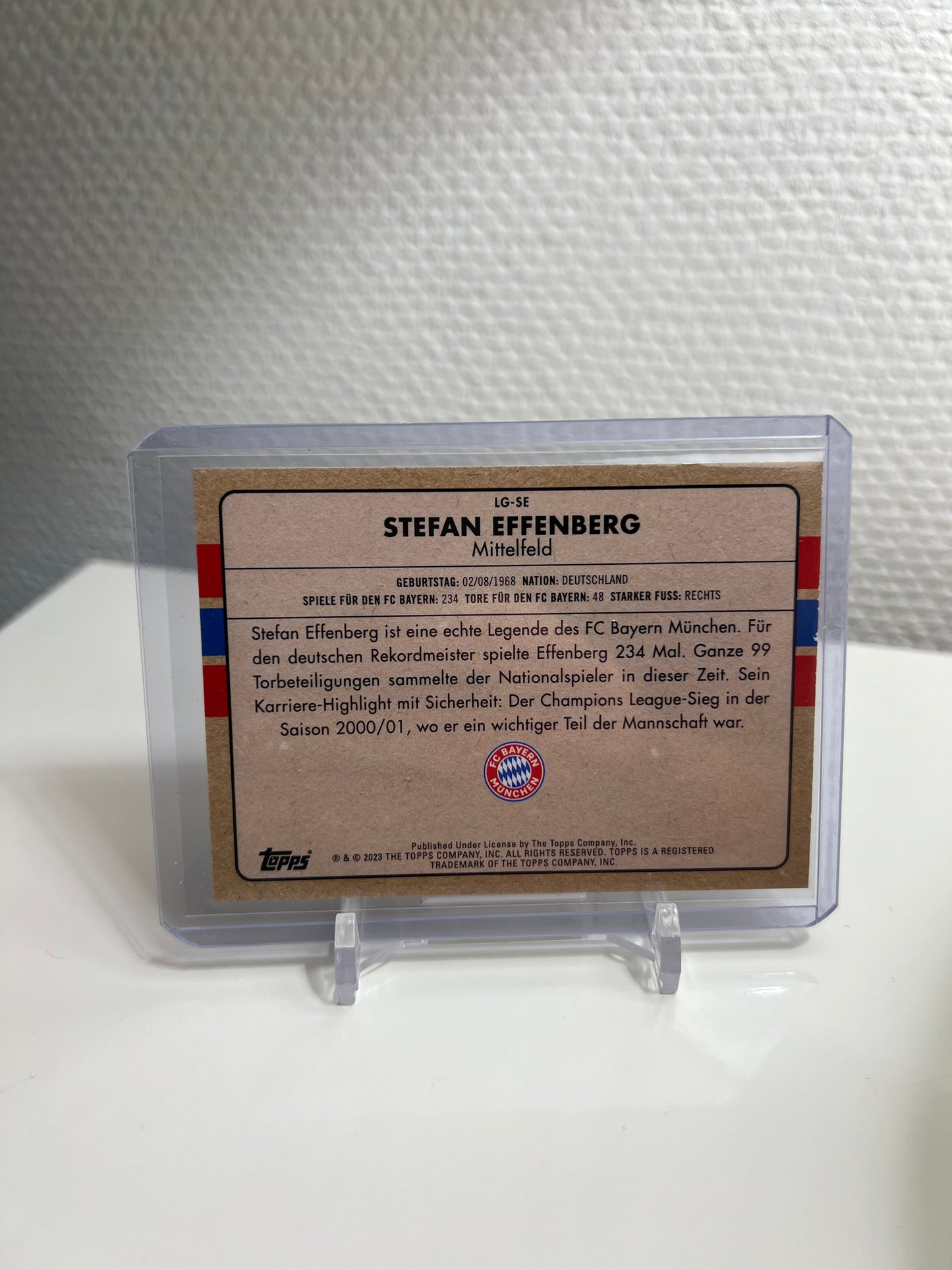 Team Set 22-23 - Stefan Effenberg Legends - FC Bayern München #LG-SE