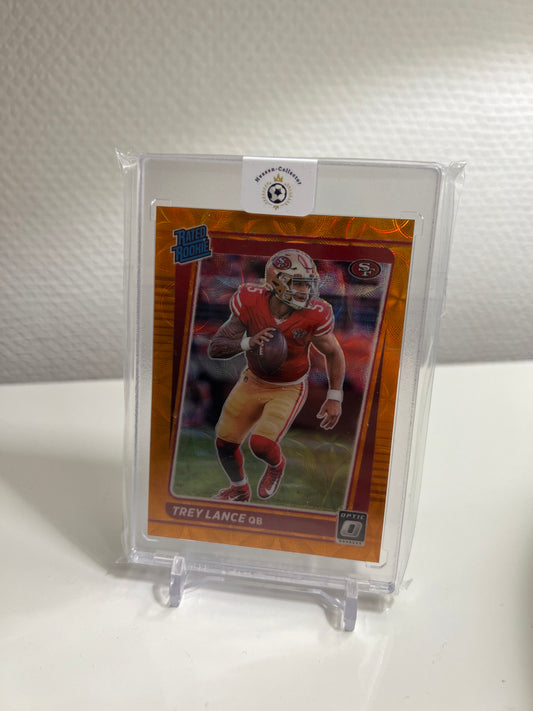 Donruss Optic 21 - Trey Lance Rated Rookie /79 Orange Scope Prizm - San Francisco 49ers