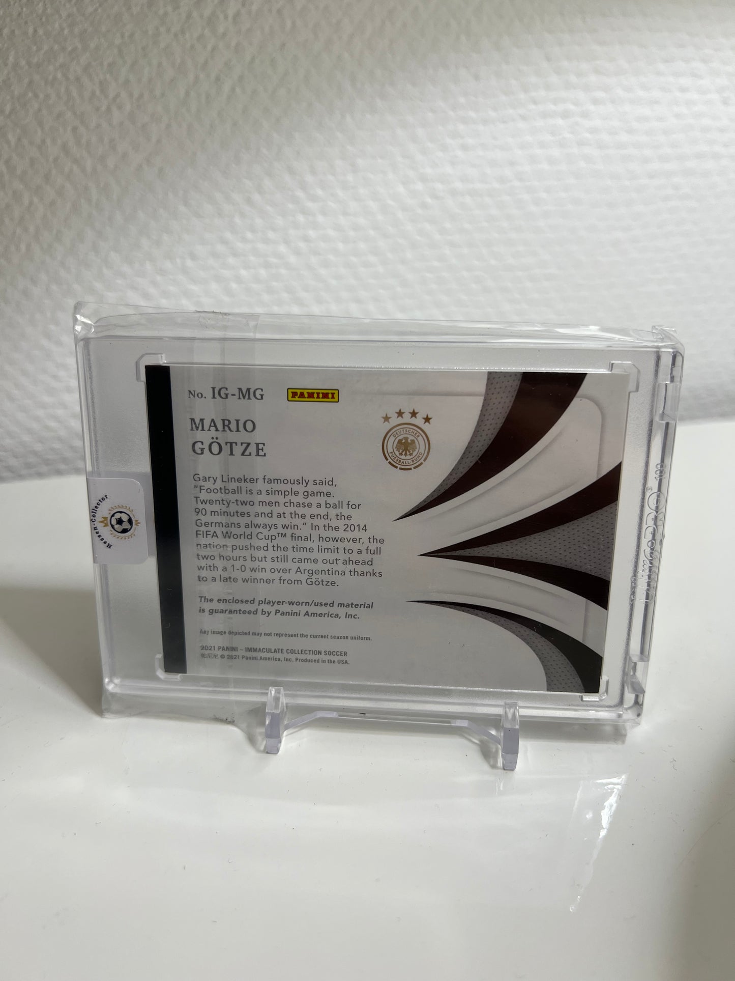 Immaculate 21 - Mario Götze In the Game Patches /25 - Deutschland #IG-MG