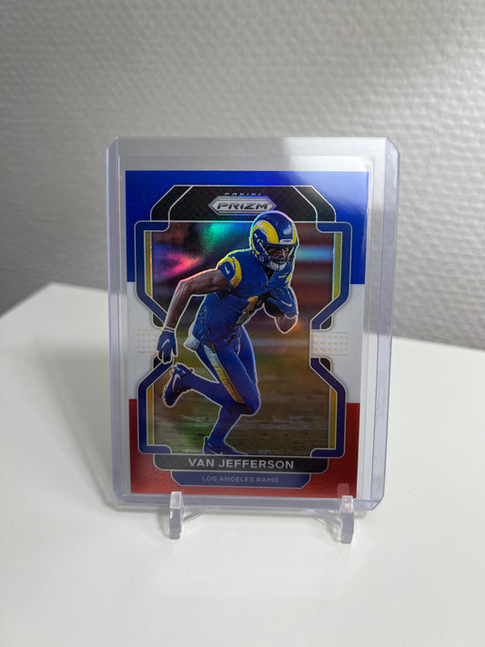 Panini Prizm 21 - Van Jefferson Tri-Color - Los Angeles Rams