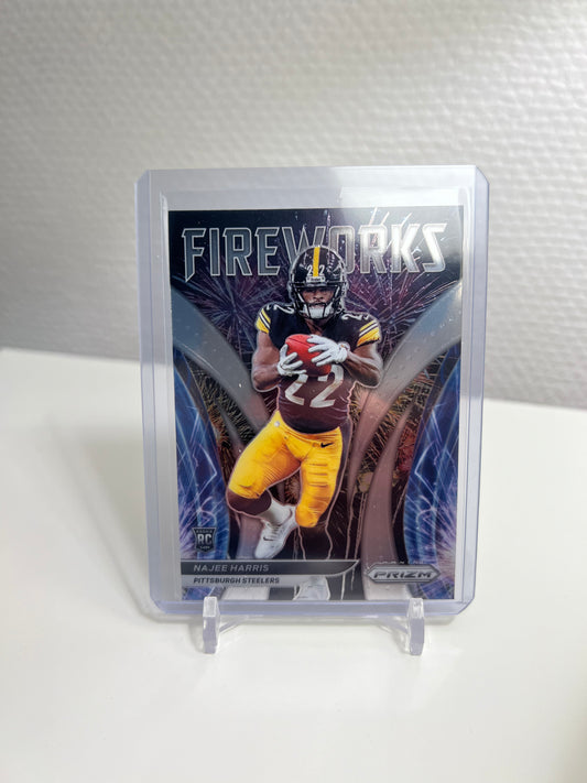 Prizm 21 - Najee Harris Fireworks RC Card - Pittsburgh Steelers #F-6