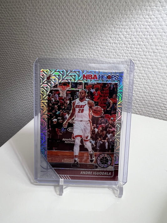 Hoops Premium Stock 19-20 - Andre Iguodala Silver Mojo Prizm - Miami Heat