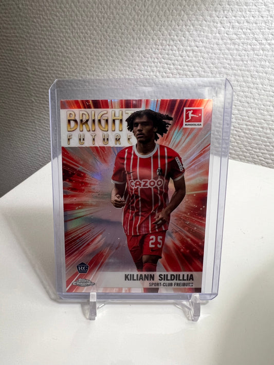 Chrome 22-23 - Kiliann Sildillia Bright Future RC Card - SC Freiburg #BF-KS