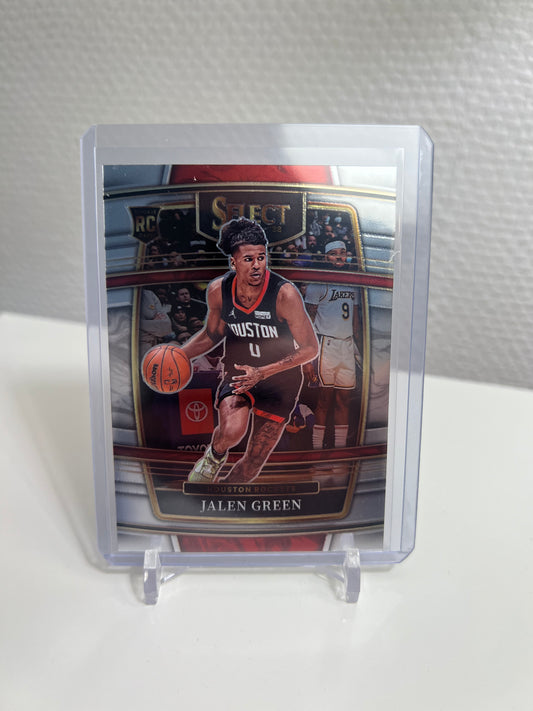 Select 21-22 - Jalen Green Concourse RC Card - Houston Rockets