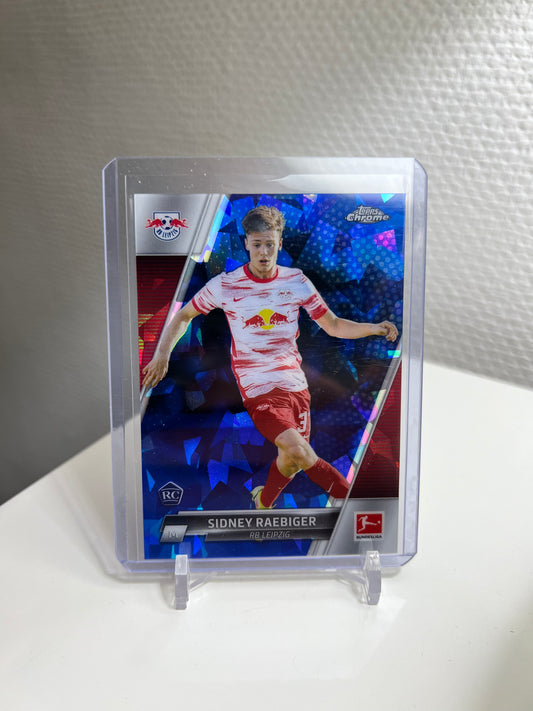 Chrome Sapphire 21-22 - Sidney Raebiger RC Card - RB Leipzig