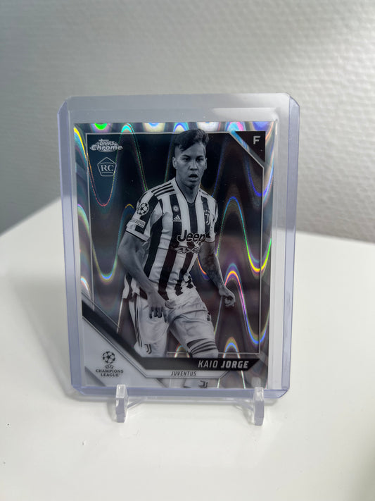 Chrome 21-22 - Kaio Jorge RC Card Ray Wave - Juventus Turin