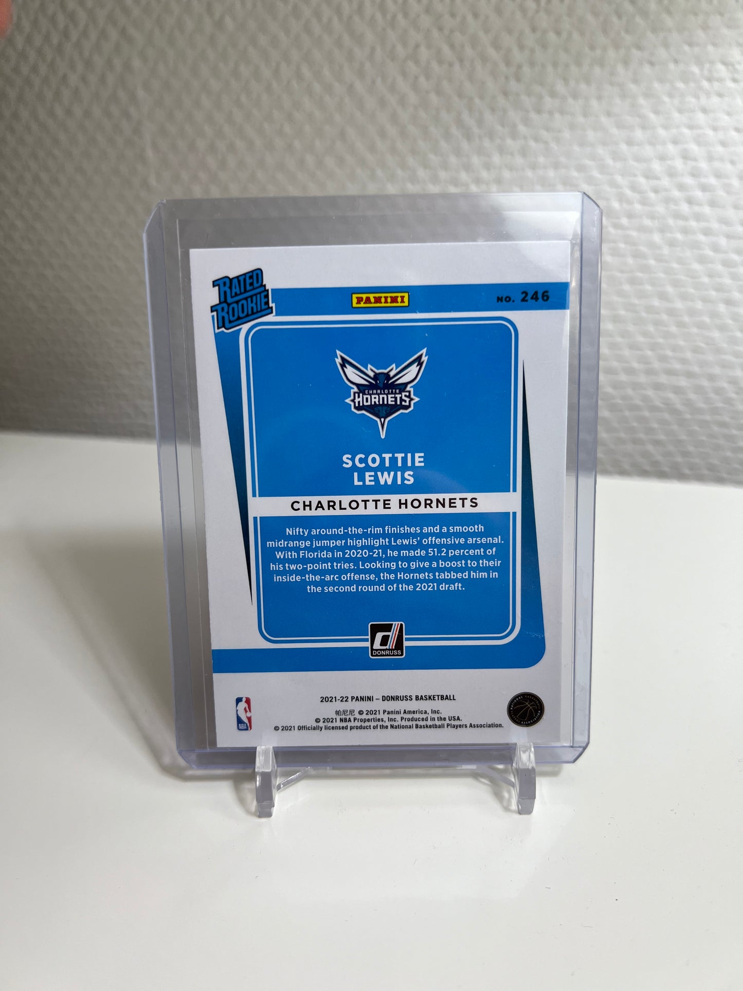 Donruss 21-22 - Scottie Lewis Orange Laser Rated Rookie - Charlotte Hornets