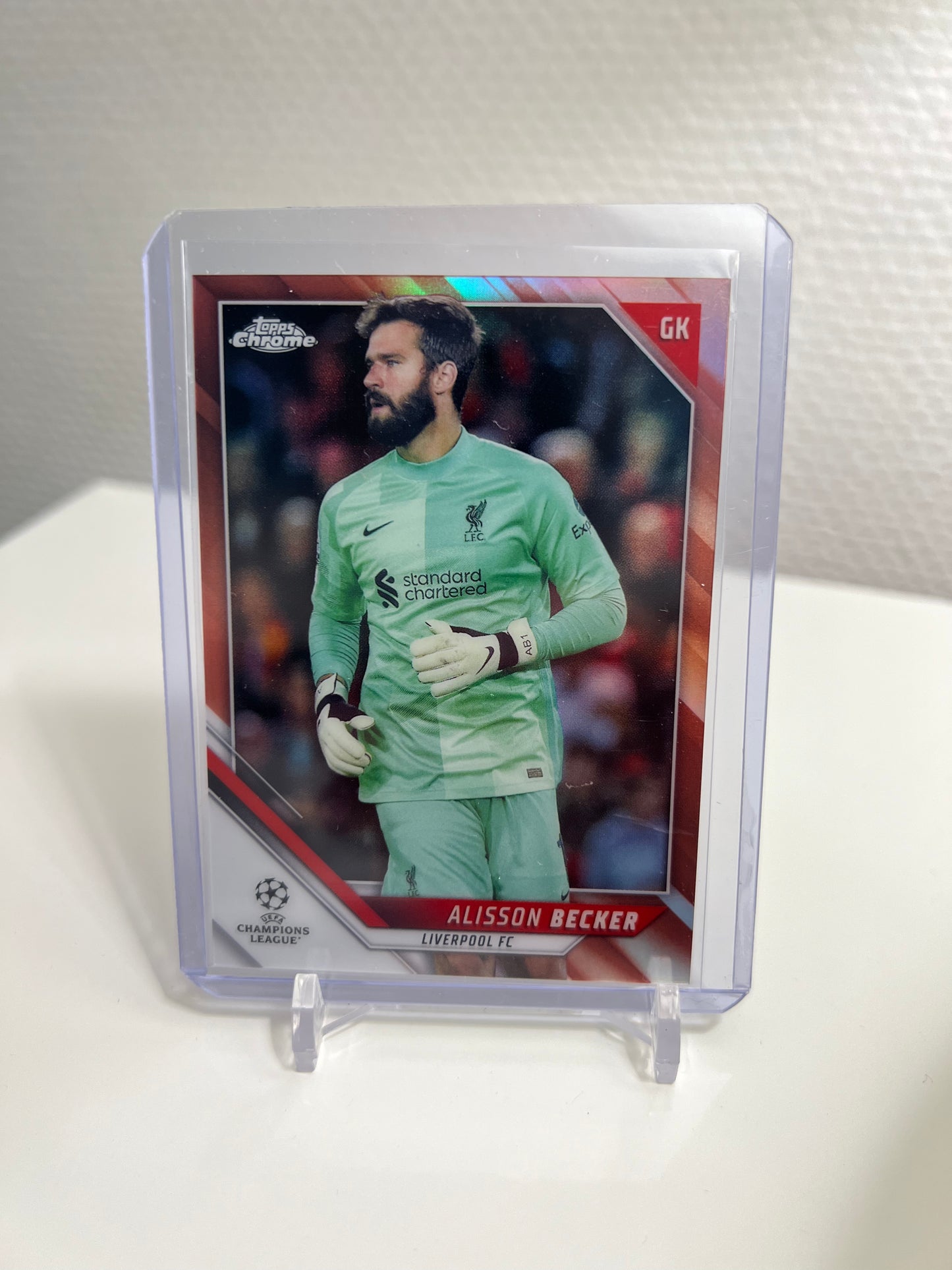 Chrome 21-22 - Alisson Becker Rose Gold /125 - FC Liverpool