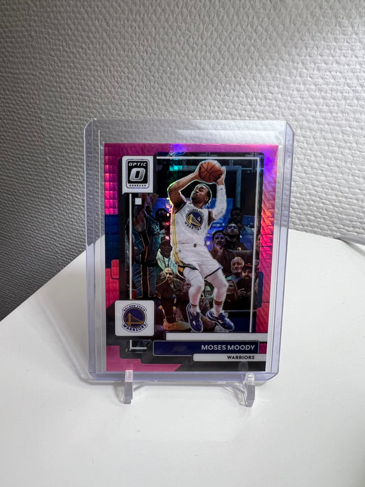 Donruss Optic 22-23 - Moses Moody Hyper Pink Prizm - Golden State Warriors