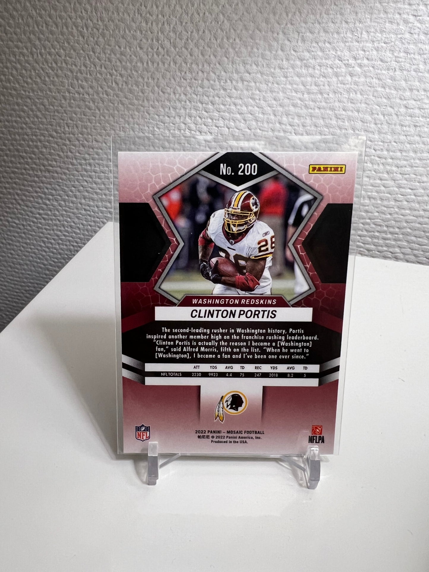 Mosaic 22 - Clinton Portis - Washington Redskins