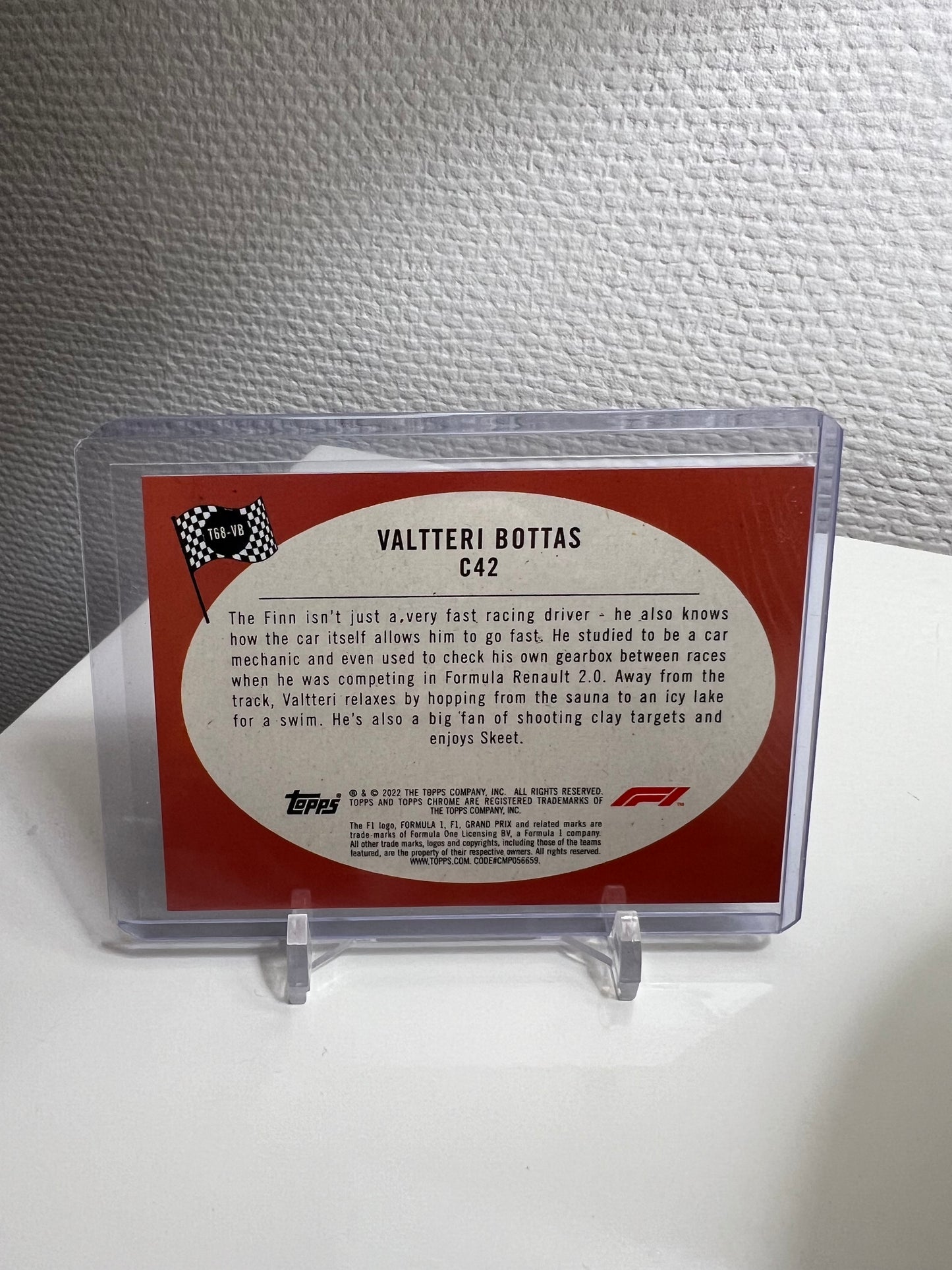 Chrome 22 - Valtteri Bottas Hot Rods C42 - Alfa Romeo Orlen #T68-VB