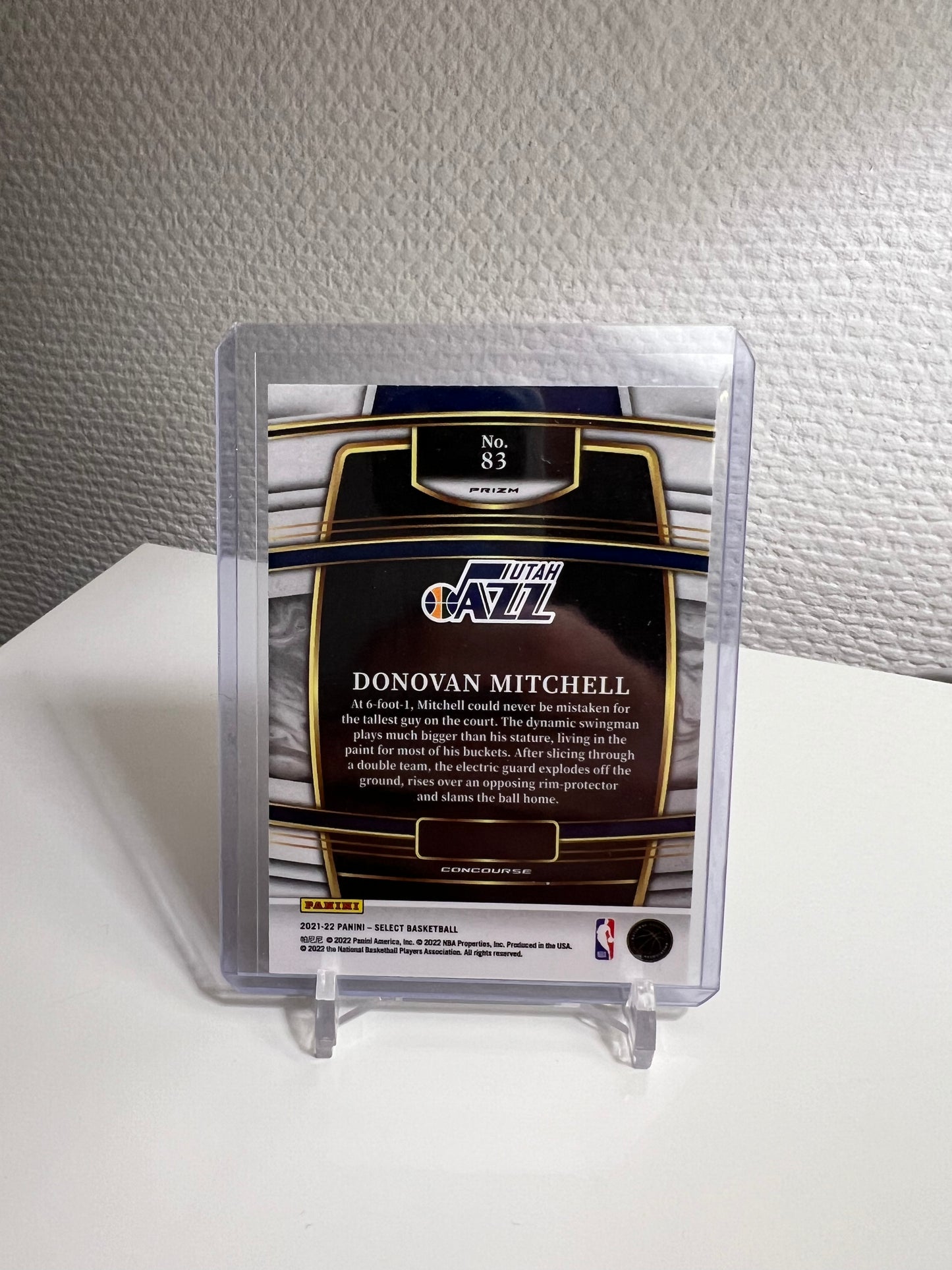 Select 22-23 Blue - Donovan Mitchell Prizm - Utah Jazz