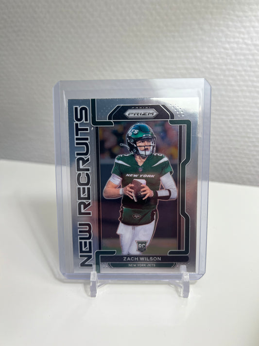 Prizm 21 - Zach Wilson New Recruits RC Card - New York Jets #NR-2