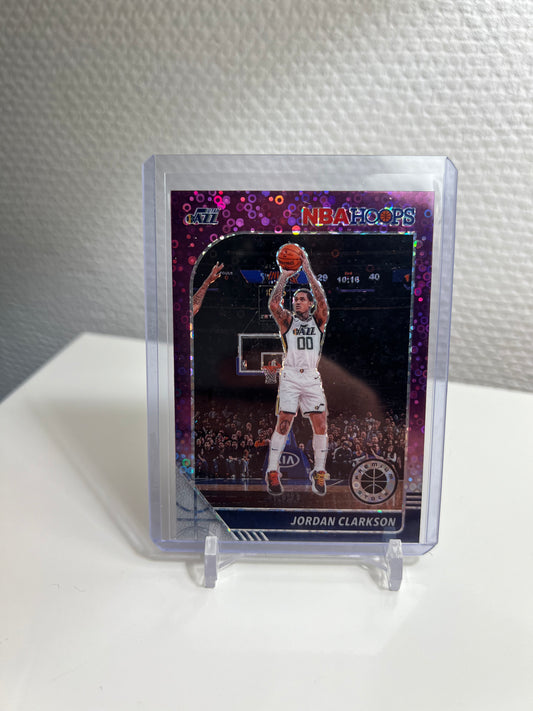 Hoops Premium Stock 19-20 - Jordan Clarkson Purple Disco Prizm - Utah Jazz