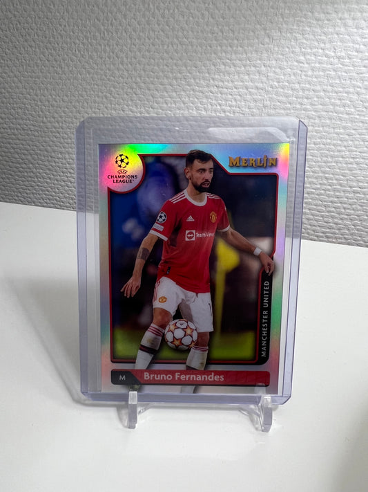 Merlin 21-22 - Bruno Fernandes Refractor - Manchester United