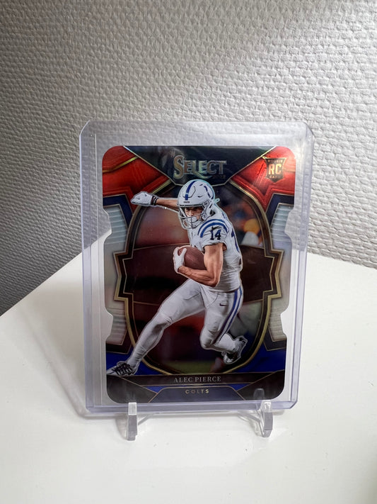 Select 22 - Alec Pierce Tri-Color Die-Cut RC-Card Prizm - Indianapolis Colts
