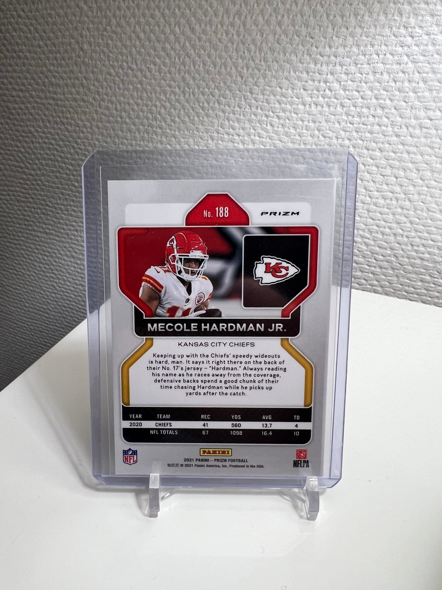 Prizm 21 - Mecole Hardman Jr. Green Pulsar - Kansas City Chiefs
