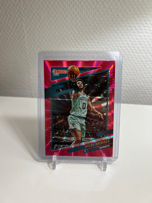 Donruss 21-22 - Miles Bridges Pink Laser - Charlotte Hornets