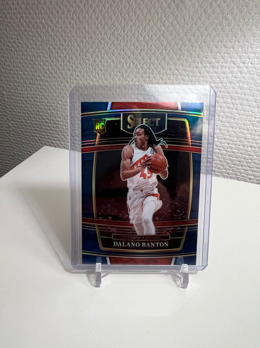 Select 22-23 Blue - Dalano Banton Prizm RC Card - Toronto Raptors