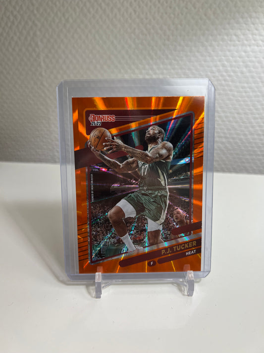 Donruss 21-22 - P.J. Tucker Orange Laser - Miami Heat