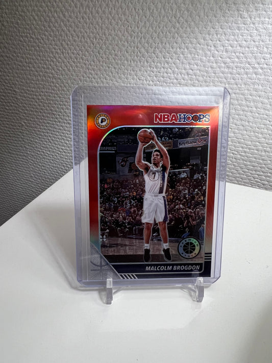 Hoops Premium Stock 19-20 - Malcolm Brogdon Red Prizm - Indiana Pacers