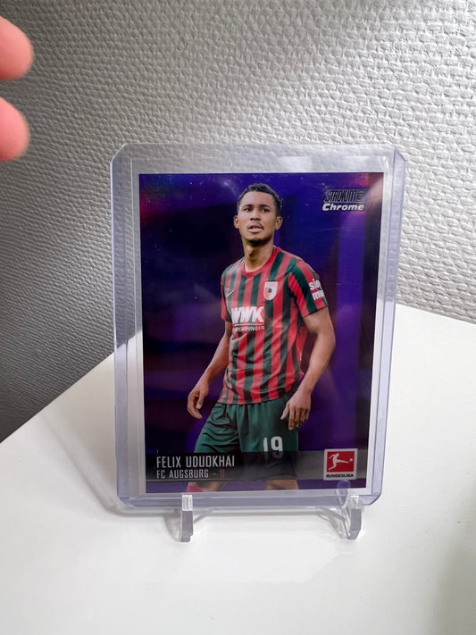 Stadium Club Chrome 21-22 - Felix Uduokhai /299 Purple - FC Augsburg