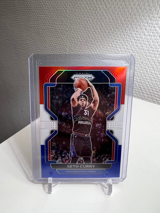 Prizm 21-22 - Seth Curry Tri-Color - Philadelphia 76ers