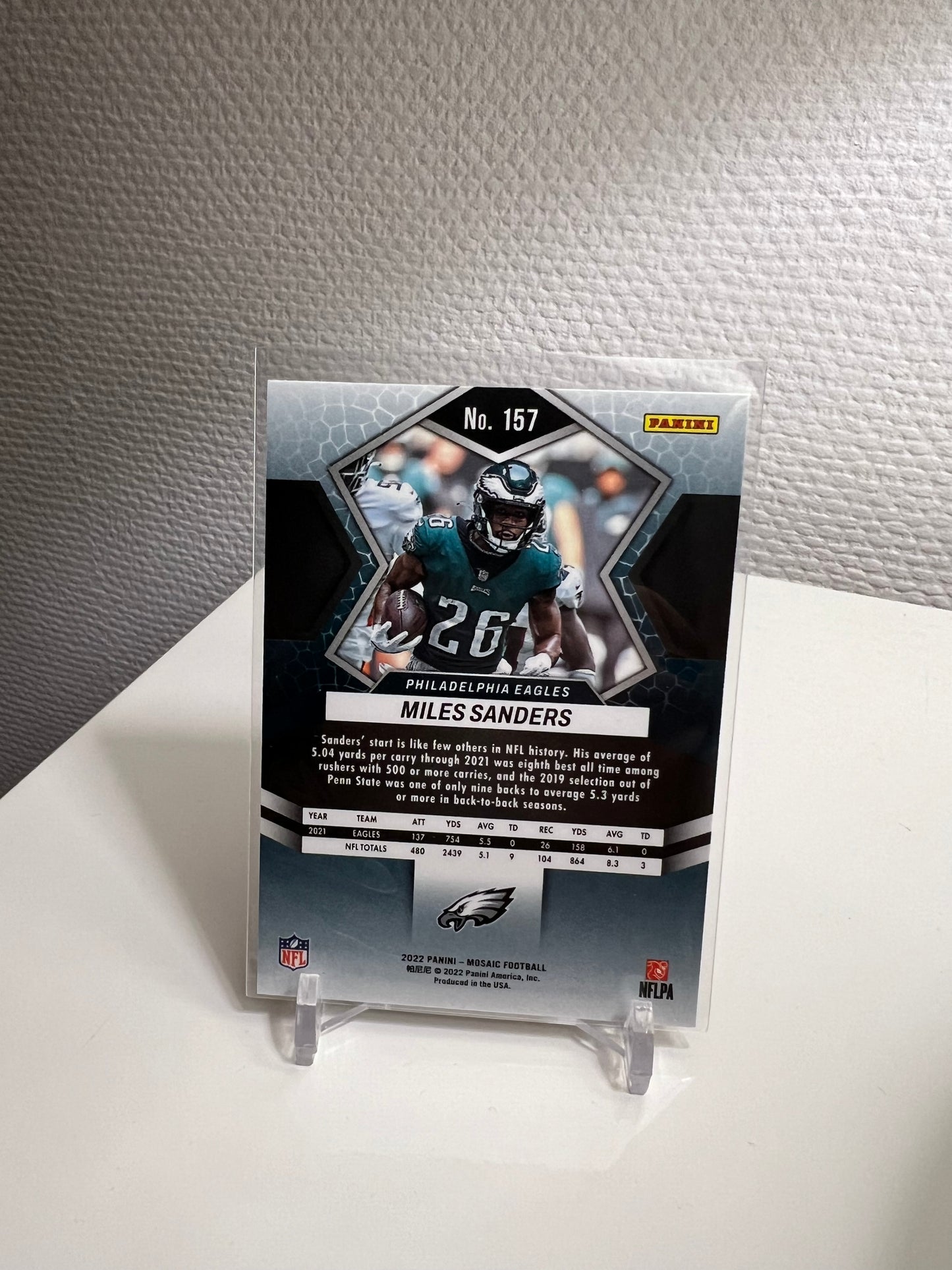 Mosaic 22 - Miles Sanders - Philadelphia Eagle