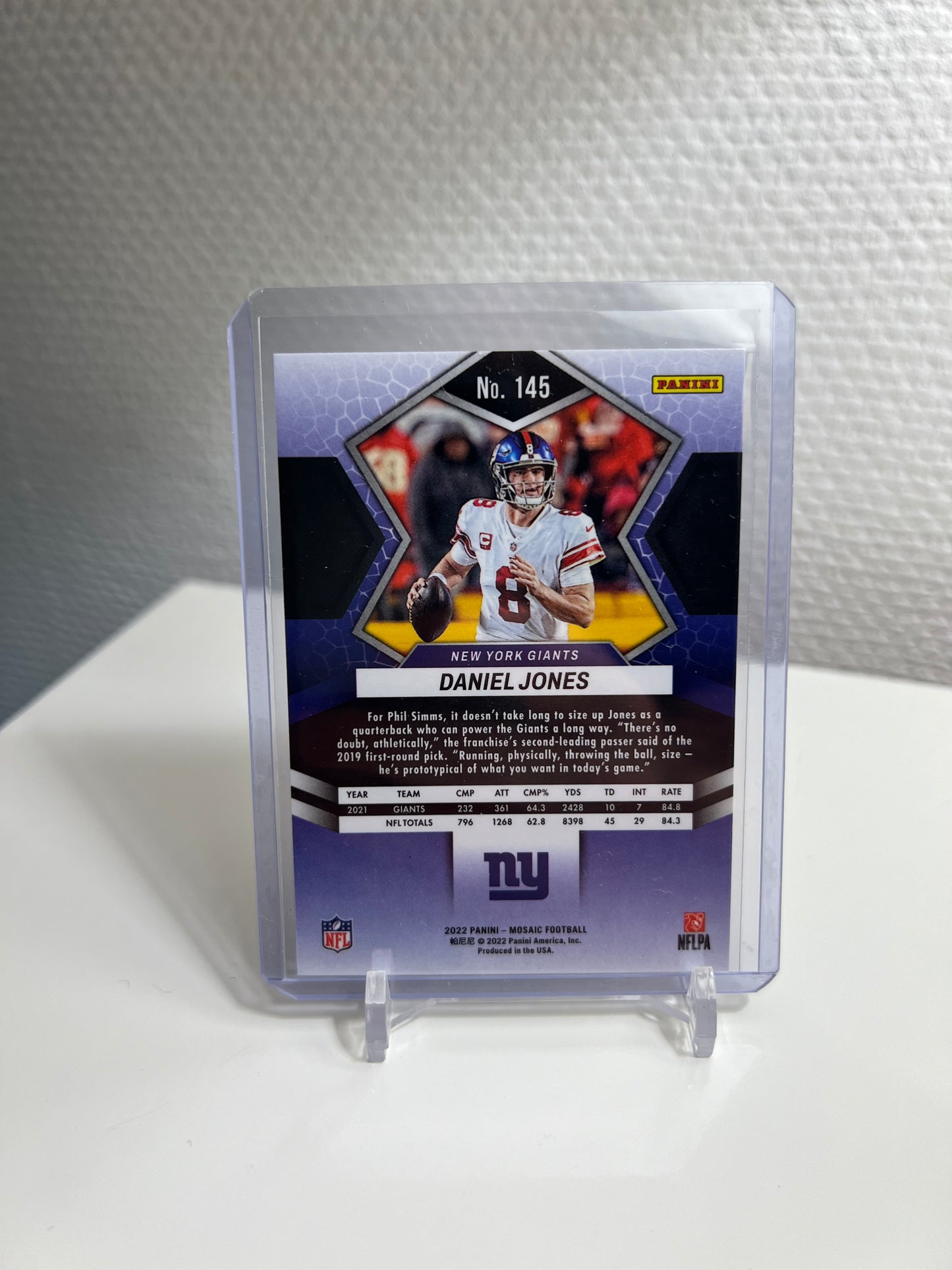 Mosaic 22 - Daniel Jones - New York Giants
