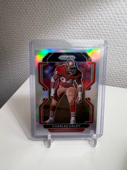 Prizm 21 - Charles Haley Silver Holo - San Francisco 49ers