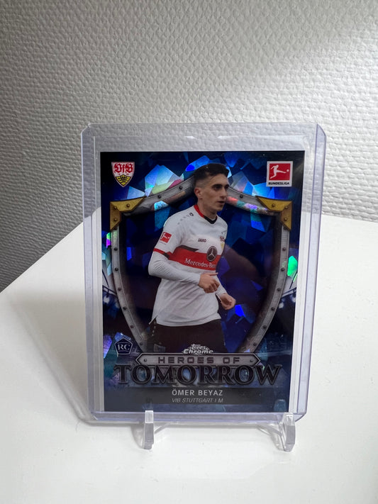 Chrome Sapphire 21-22 - Ömer Beyaz Heroes of Tomorrow RC Card - VfB Stuttgart #HT-OB